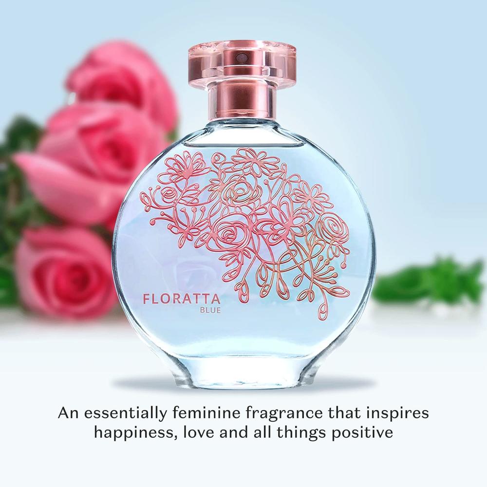 O Boticario O Boticário Floratta Blue Eau de Toilette, Long-Lasting, Fresh Floral Fragrance Perfume for Women, 2.5 Ounce