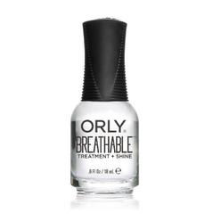 Orly Breathable Nail Color, Treatment + Shine "Clear Coat", 0.6 Fluid Ounce, 24903 - Treatment Shine Top (W-C-12373)