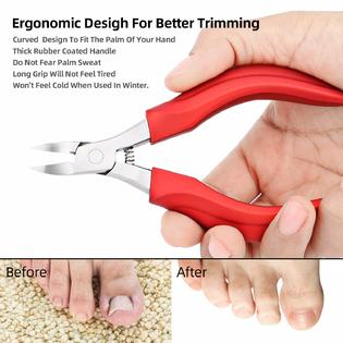 RONAVO Professional Toenail Clippers for Thick Nails for Seniors