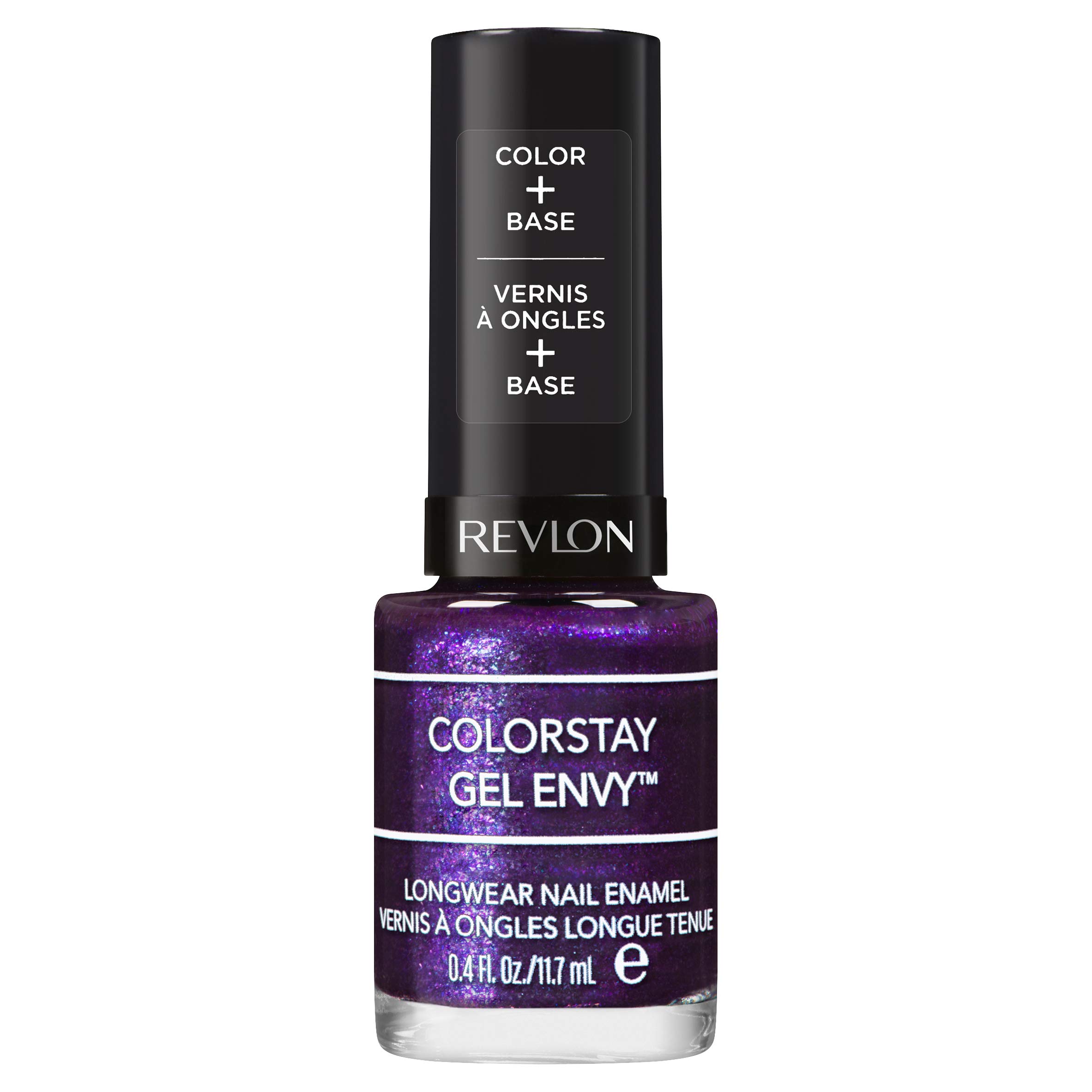 Revlon ColorStay Gel Envy Longwear Nail Polish, with Built-in Base Coat & Glossy Shine Finish, in Blue/Green, 430 Showtime, 0.4 