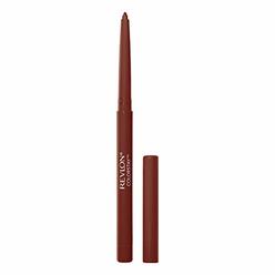 Revlon Lip Liner, Colorstay Face Makeup with Built-in-Sharpener, Longwear Rich Lip Colors, Smooth Application, 645 Chocolate
