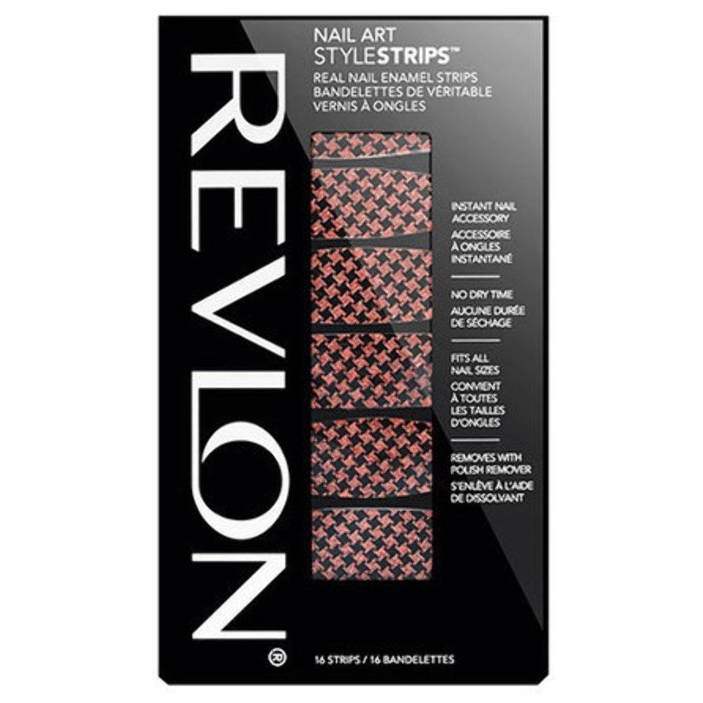 Revlon Nail Strips (fashion hound) 16 strips--- first one on left in picture