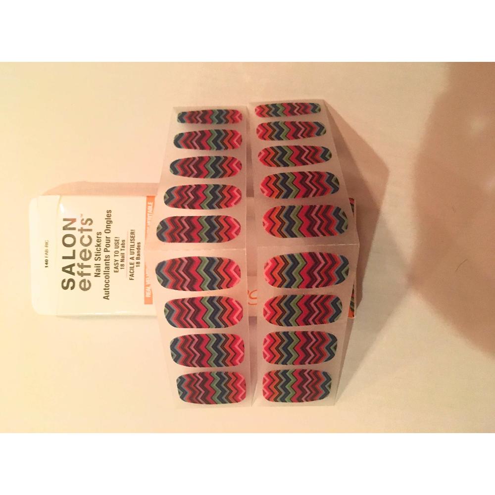 Sally Hansen Salon Effects Couture Nail Stickers, Fab-Ric, 18 Count