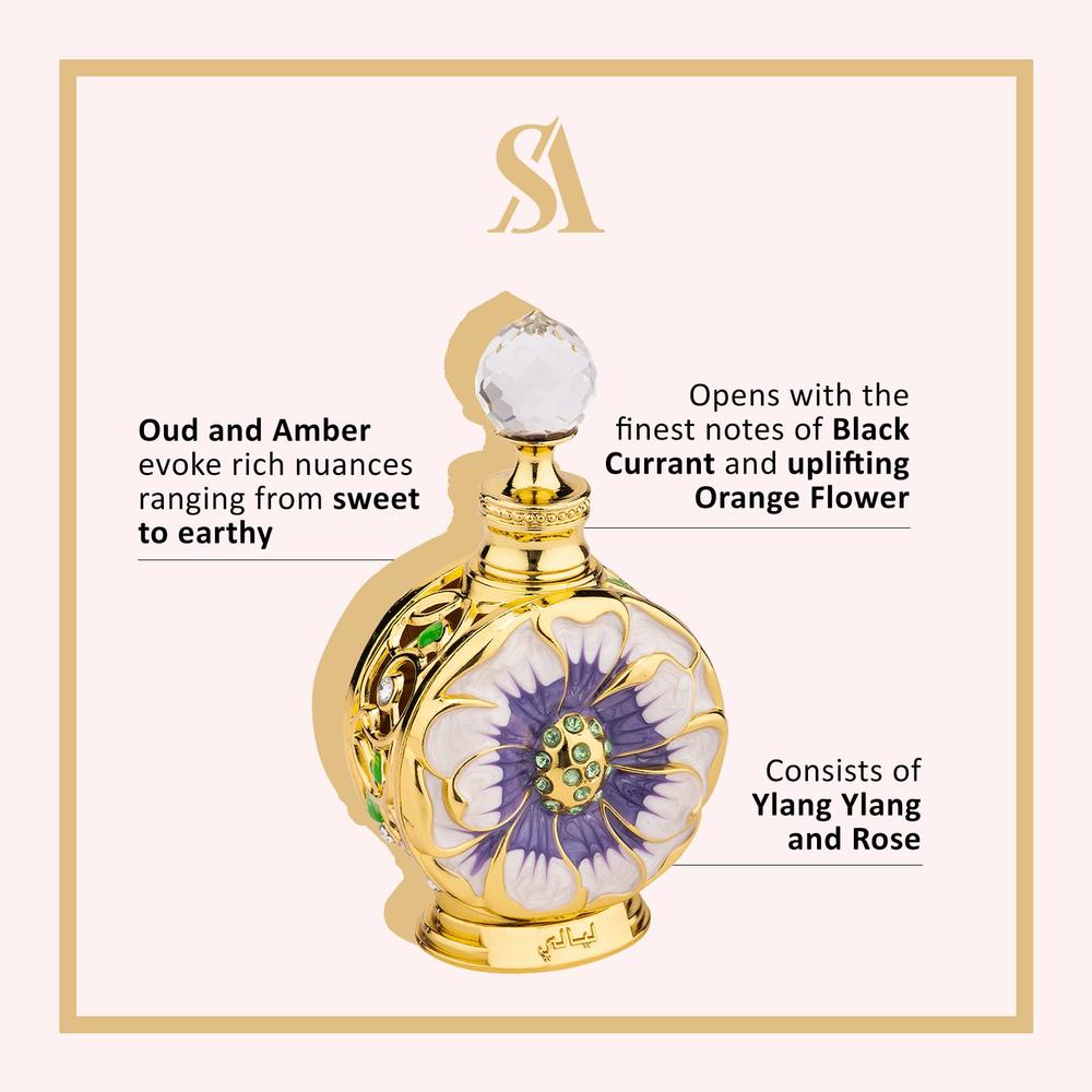 SwissArabian Swiss Arabian Layali - Luxury Products From Dubai - Long Lasting And Addictive Personal Perfume Oil Fragrance - A Seductive, Sig