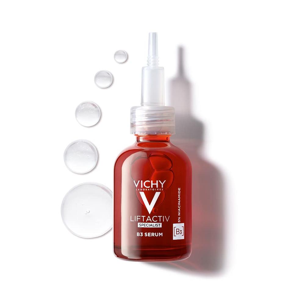 Vichy LiftActiv B3 Niacinamide Serum | Discoloration Correcting Facial Serum with Peptides and Tranexamic Acid | Anti Aging Seru
