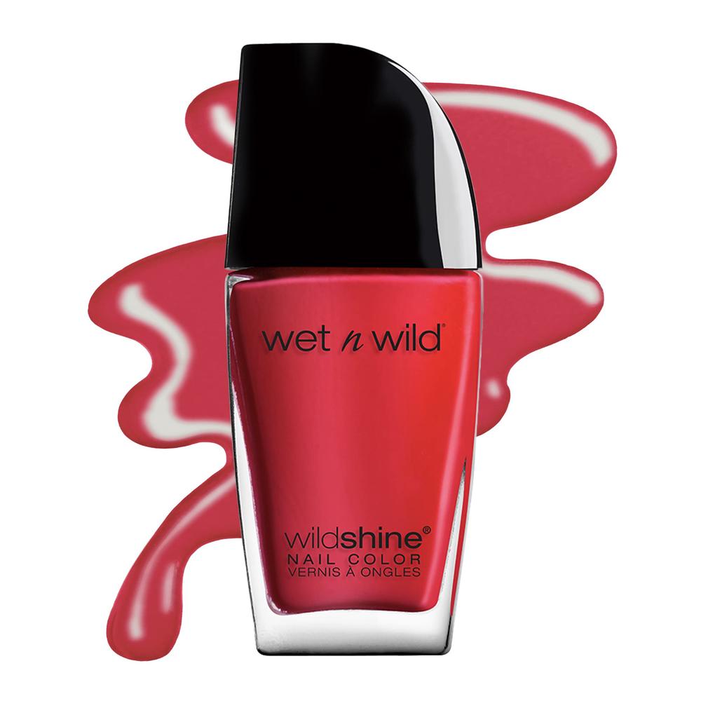 wet n wild Wild Shine Nail Polish, Red Red, Nail Color