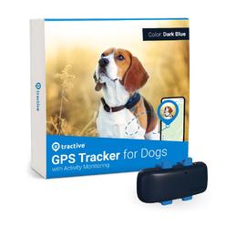 tractive gPS Tracker for Dogs - Waterproof, gPS Location & Smart Pet Activity Tracker, Unlimited Range, Works with Any collar (D