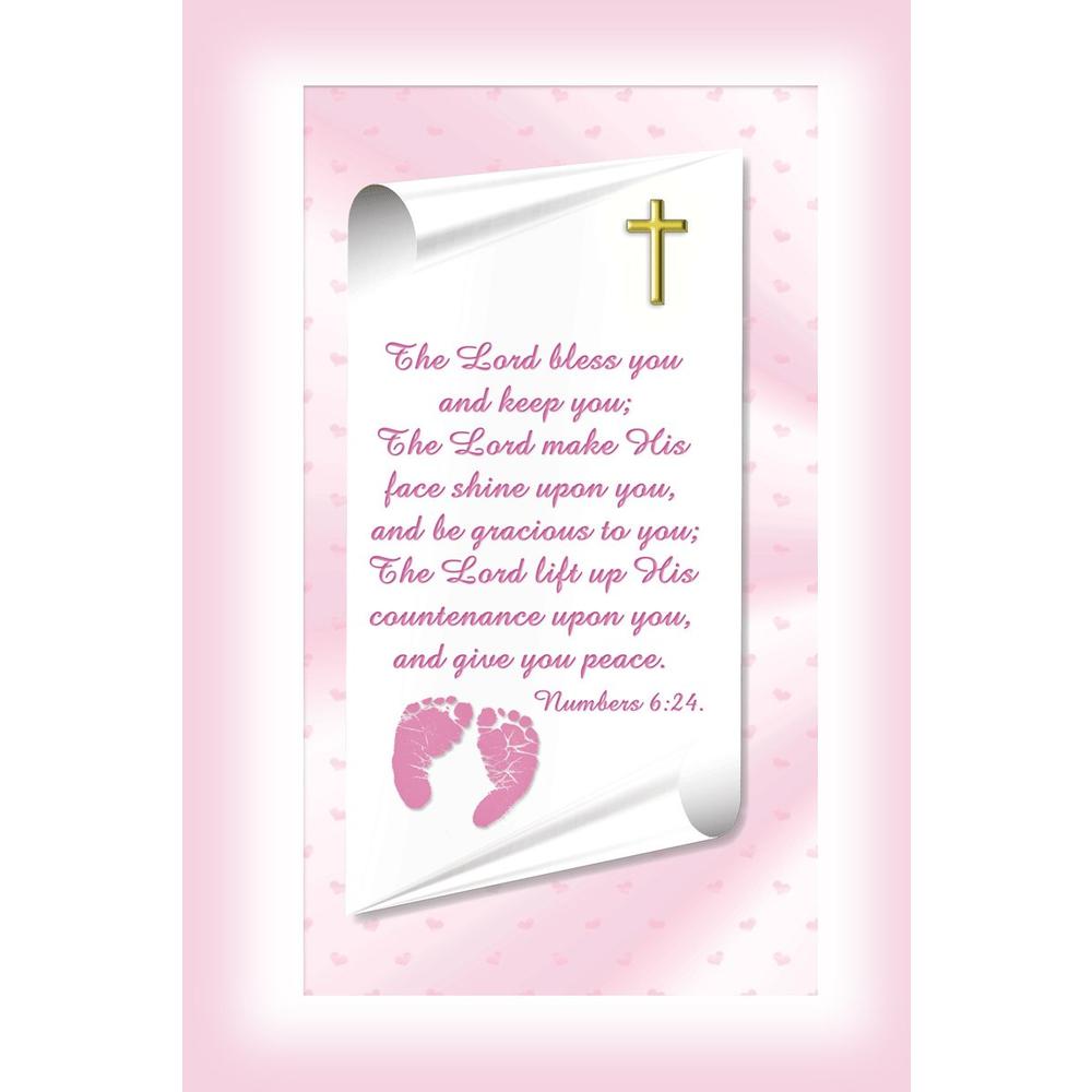 Expressly Yours! Photo Expressions Expressly Yours Photo Expressions Baptism christening gifts Baby Blessing Picture Frame -Numbers 6:24-26 - girl