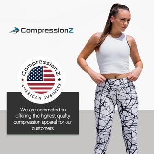 CompressionZ compressionZ High Waisted Womens Leggings Yoga