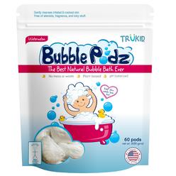 Trukid Bubble Podz Bubble Bath For Baby & Kids, Gentle Refreshing Bath Bomb For Sensitive Skin, Ph Balance 7 For Eye Sensitivity