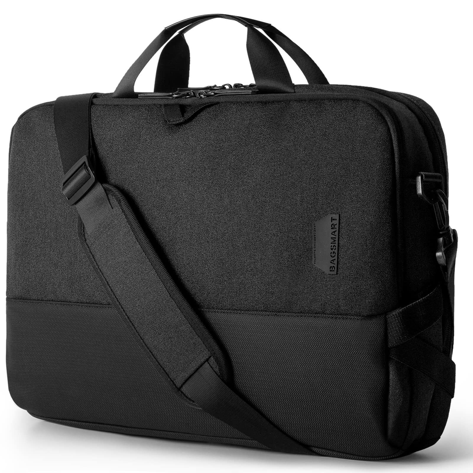 BAgSMART Laptop Bag, 156 Inch computer Bag, Water Resistant Laptop Briefcase, RFID Blocking Messenger Shoulder Bag, Laptop case 