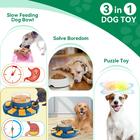 KADTC KADTc Puzzle Toys for Dog Boredom and Mentally Stimulating Slow Food  Treat Feeder Button Dispenser Pet Bowl Puppy Enrichment Bra