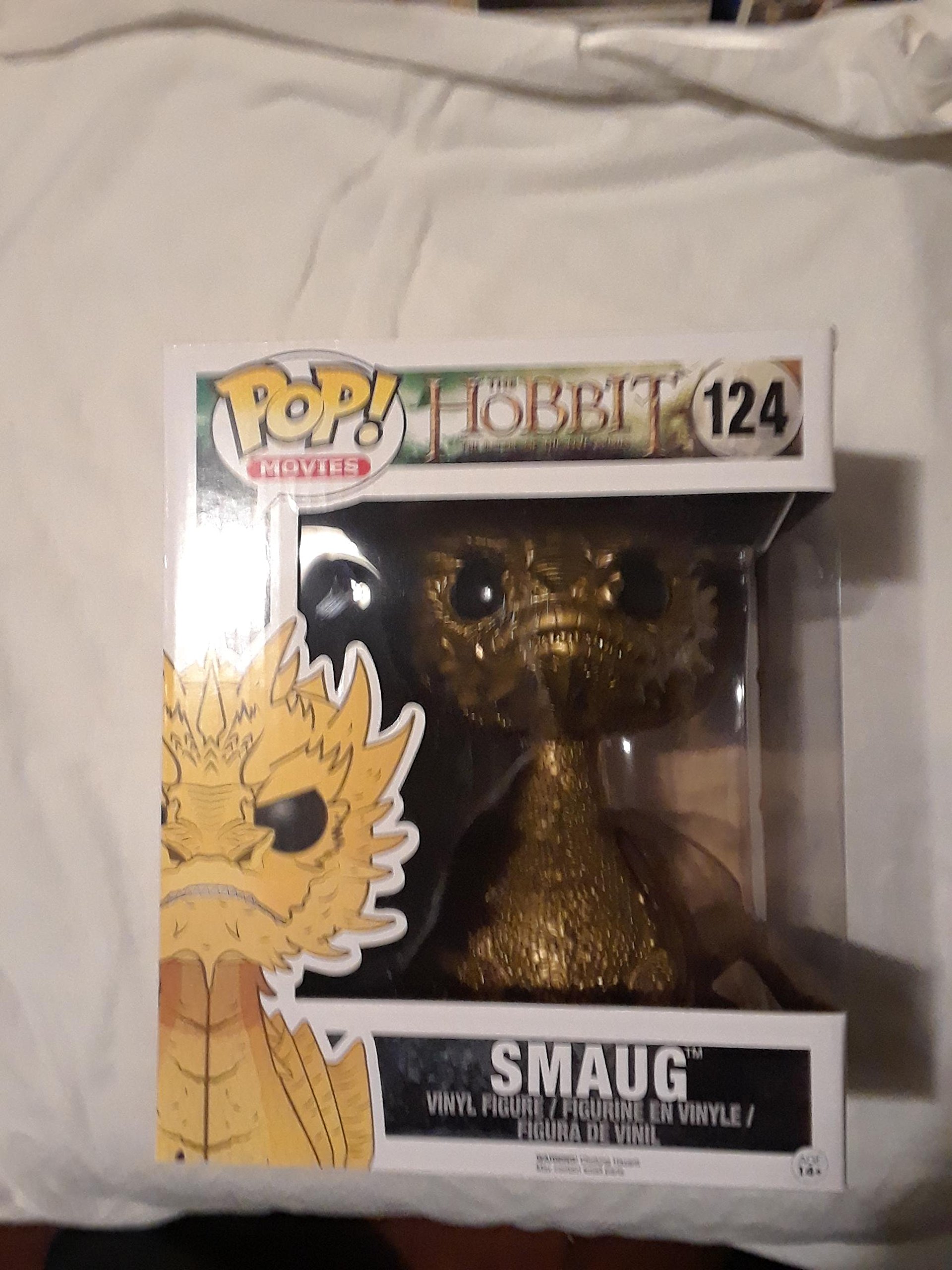 Funko 5Star-TD Funko POP Movies The Hobbit Smaug 6 Hot Topic Exclusive gold , Pop Action Figure
