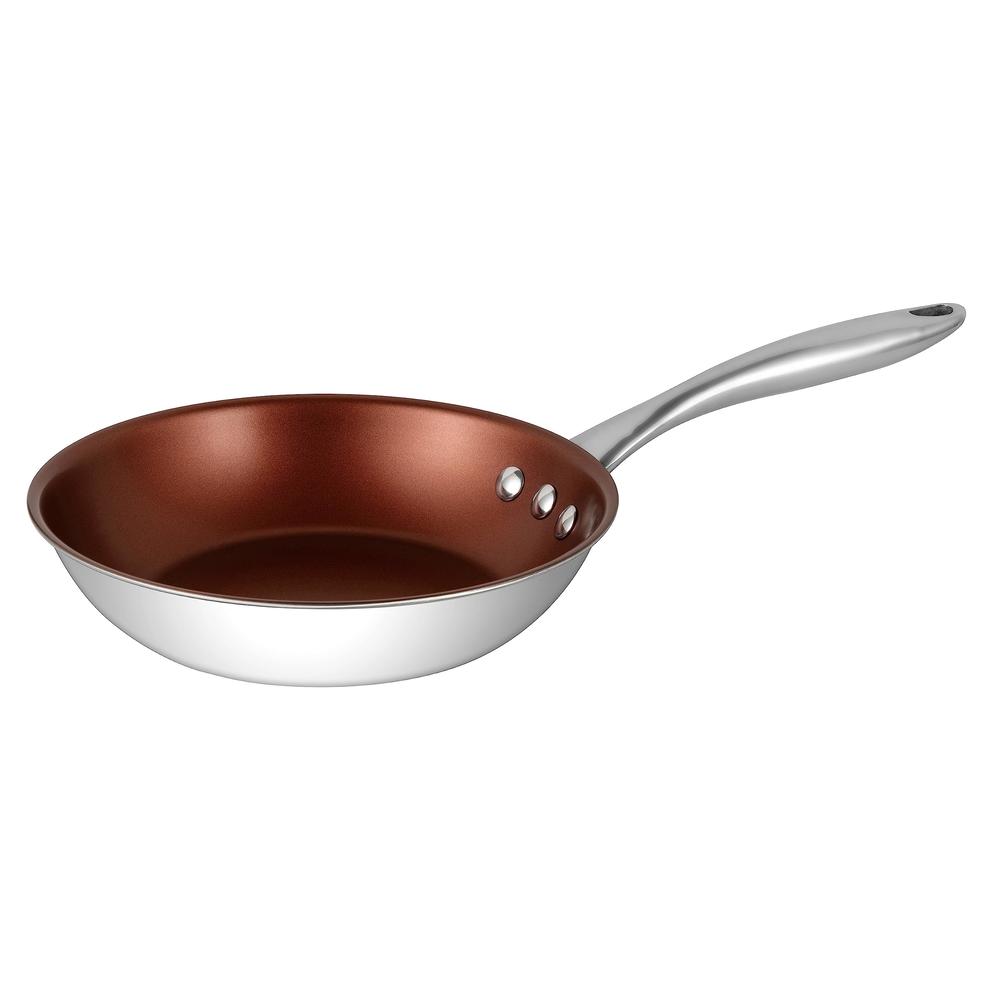 Ozeri 8 (20 cm) Stainless Steel Pan by Ozeri with ETERNA, a 100% PFOA and APEO-Free Non-Stick coating