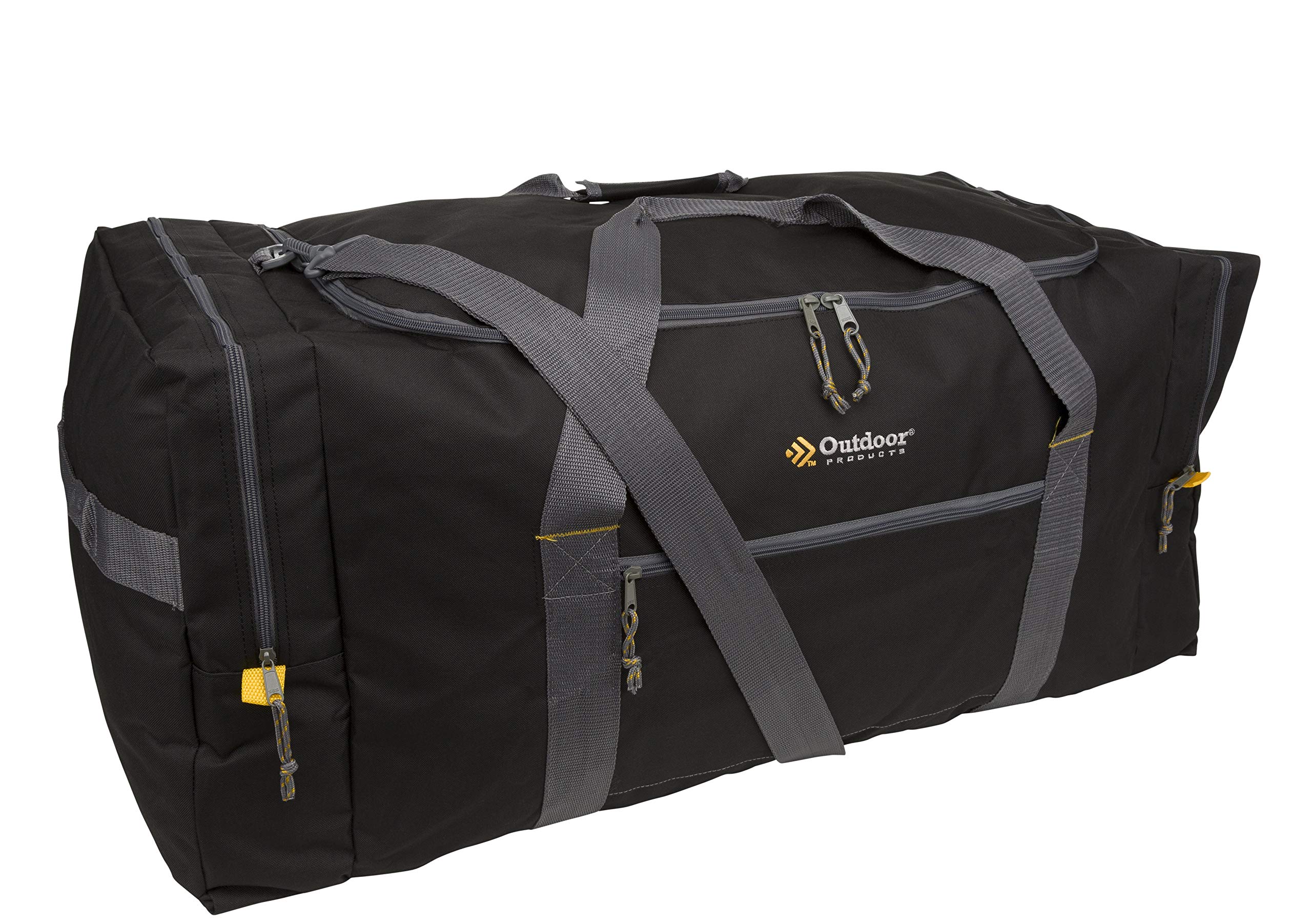 Outdoor Products Blaze Outdoor Products Outdoor Products 604735 Medium 12in. x 24in. Mountain Duffle - Black
