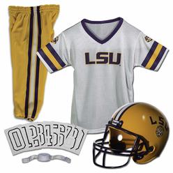 Franklin Sports NcAA LSU Tigers Kids college Football Uniform Set - Youth Uniform Set - Includes Jersey, Helmet, Pants - Youth M
