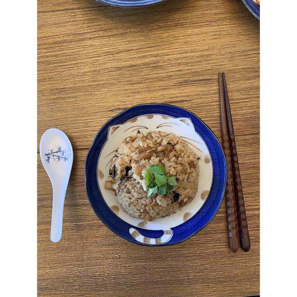 JapanBargain, Japanese Porcelain Shallow Soup Bowl for Dinner Lunch Rice Poke Donburi Udon Ramen Noodle Pasta cereal Maneki Neko