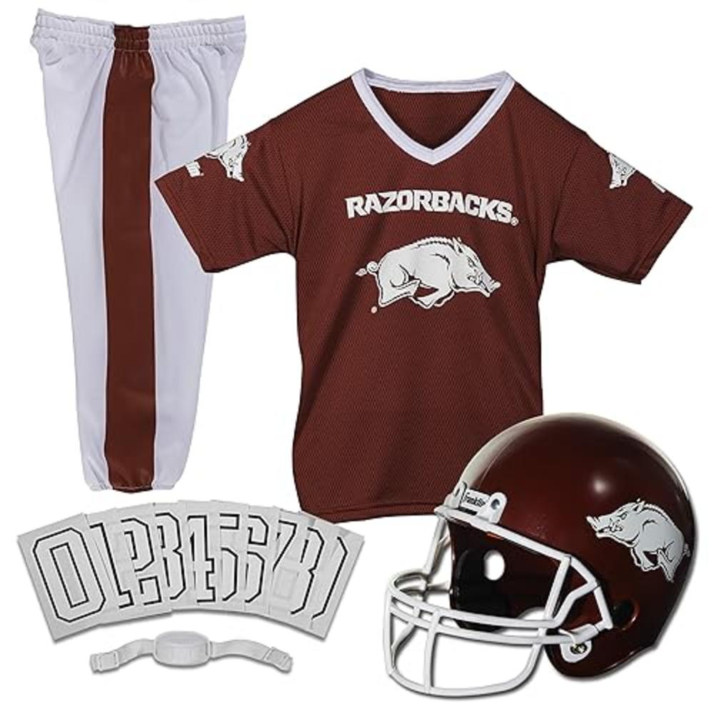 Franklin Sports NcAA Arkansas Razorbacks Kids college Football Uniform ...