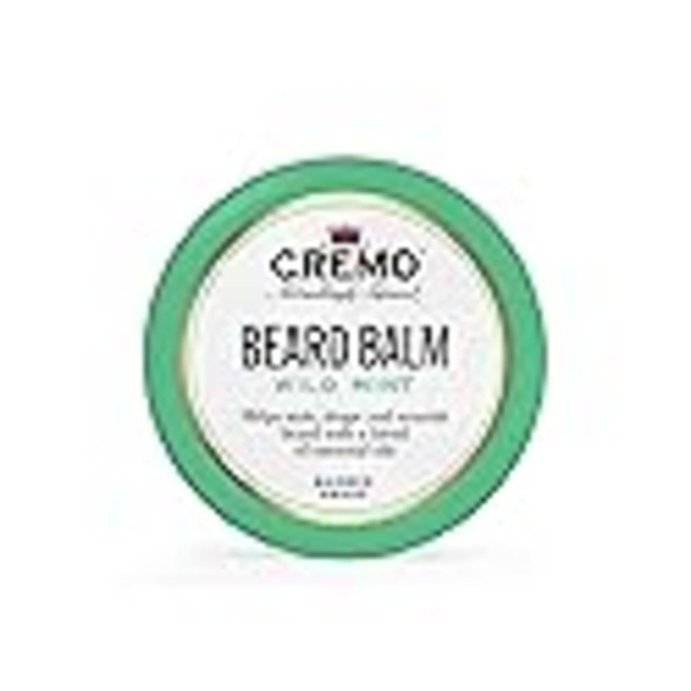 Cremo Styling Beard Balm, Wild Mint Beard Balm, Nourishes, Shapes and Styles Longer, Fuller Beards, 2 Ounces (Packaging May Vary