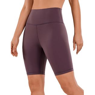 CRZ YOGA Women's Naked Feeling Biker Shorts - 8 Inches High Waisted Yoga  Workout Gym Running Spandex