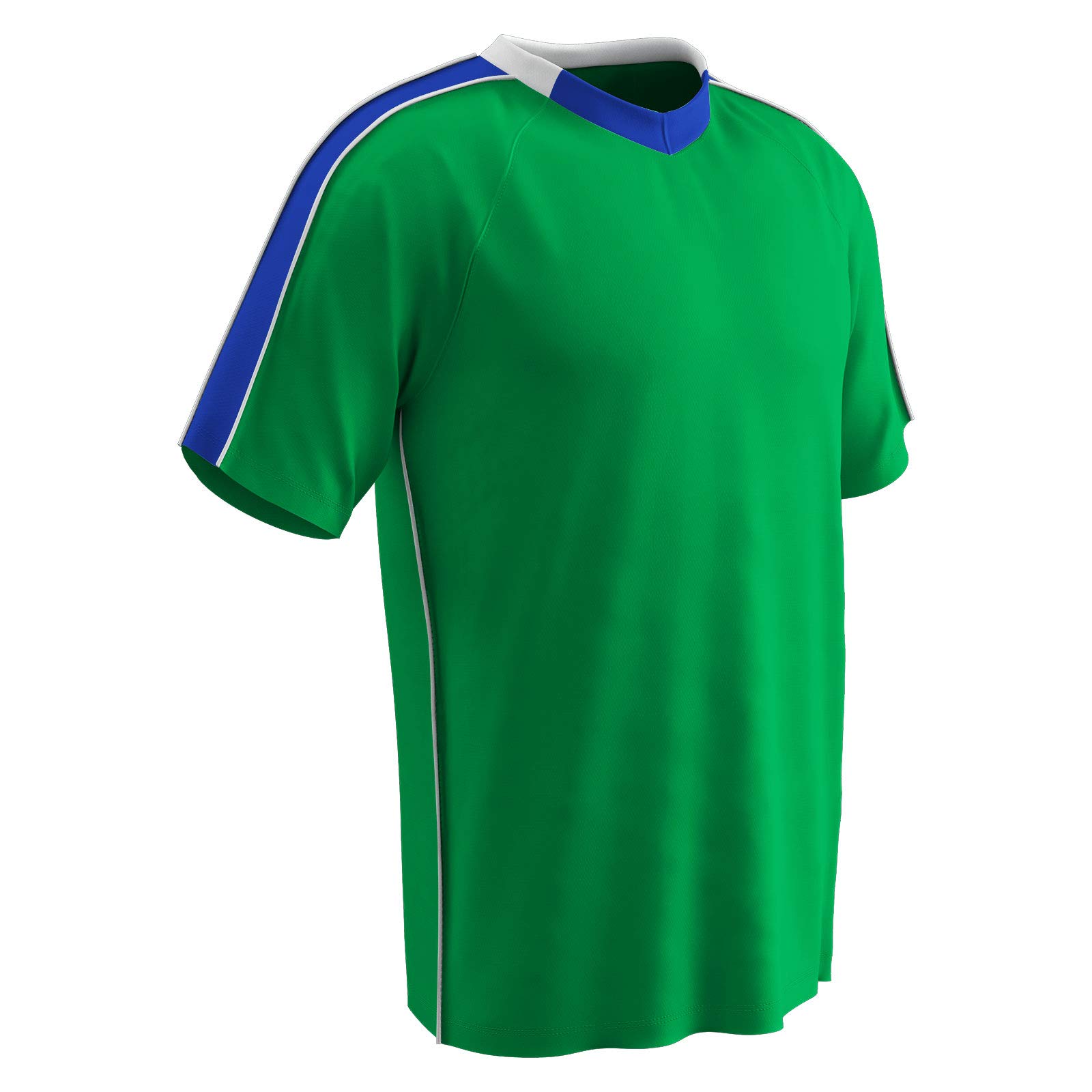 Champro Mark Lightweight Youth Soccer Jersey, Green, Medium