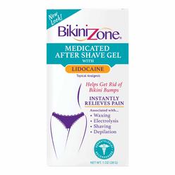 Bikini Zone Medicated After Shave Gel - Instantly Stop Shaving Bumps, Irritation & Itchiness - Gentle Formula Cream for Sensitiv