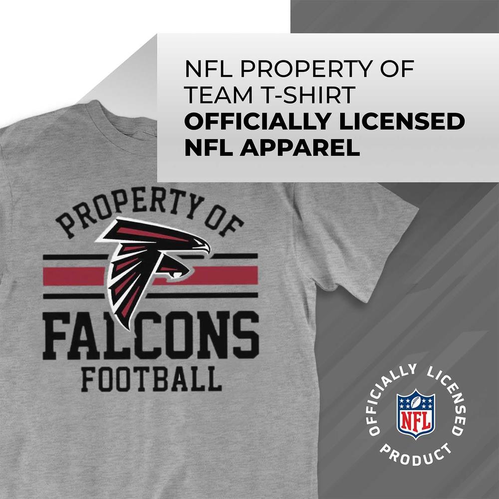 Team Fan Apparel NFL Adult Property of T-Shirt - Cotton & Polyester - Show Your Team Pride with Ultimate Comfort and Quality (At