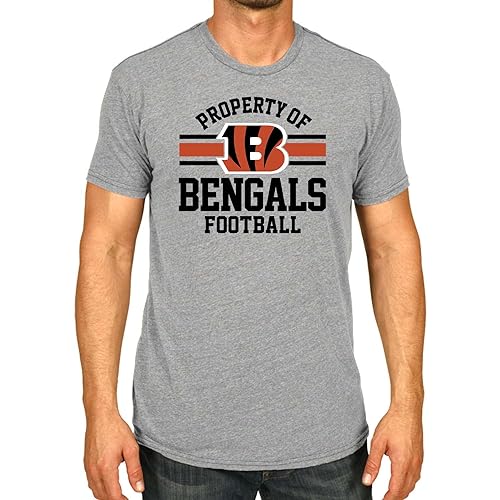 Team Fan Apparel NFL Adult Property of T-Shirt - Cotton & Polyester - Show Your Team Pride with Ultimate Comfort and Quality (Ci