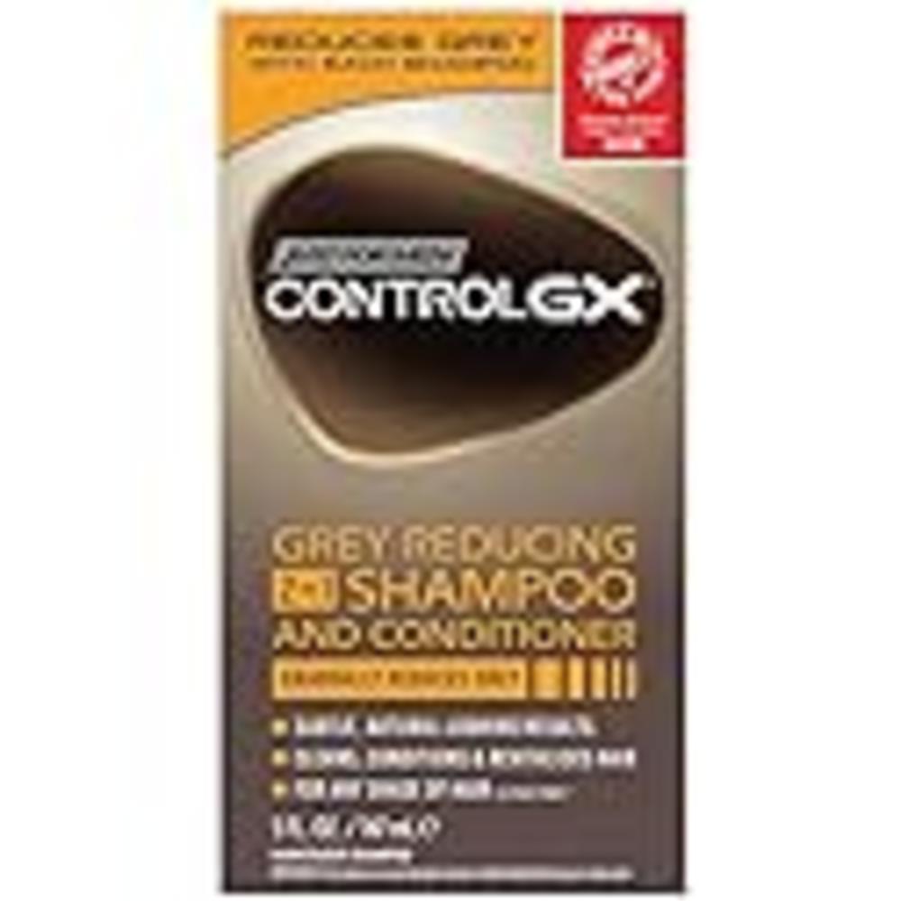 Just For Men Control GX 2 in 1 Grey Reducing Shampoo and Conditioner, 5 Fluid Ounce