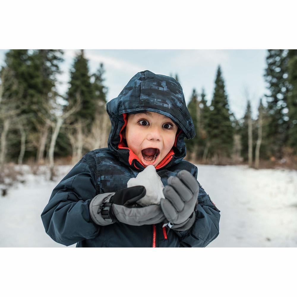Zelda Matilda Warmest Waterproof Winter Kids Gloves - For Girls & Boys Best for Snow and Ski