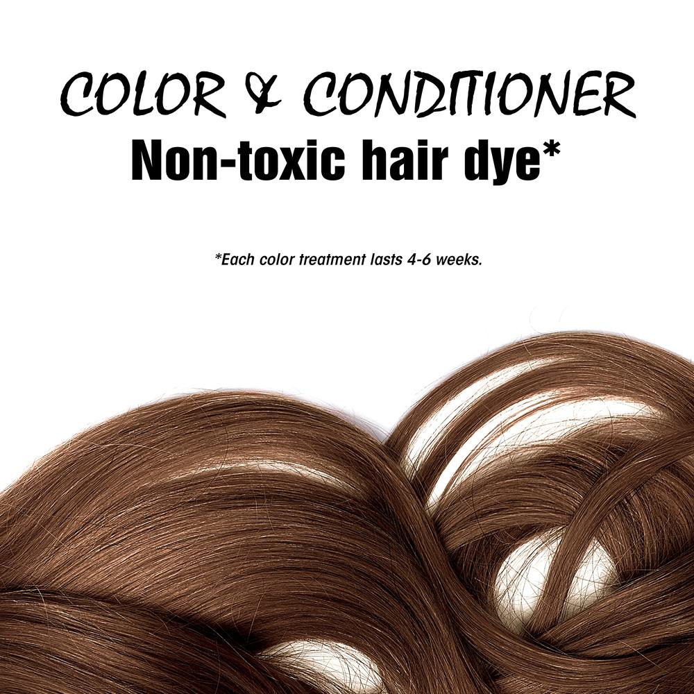 Light Mountain Henna Hair Color & Conditioner - Medium Brown Hair Dye for Men/Women, Organic Henna Leaf Powder and Botanicals, C