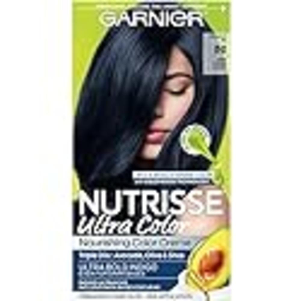 Garnier Nutrisse Ultra Color Nourishing Hair Color Creme, IN1 Dark Intense Indigo (Packaging May Vary), 1 Count