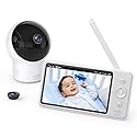eufy Security Spaceview Video Baby Monitor E110 with Camera and Audio, Security Camera, 720p HD Resolution, Night Vision, 5" Dis