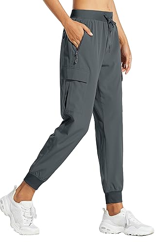 Willit Women's Cargo Joggers Lightweight Athletic Workout Pants Lounge  Hiking Outdoor Pants with Pockets Quick Dry White XL : : Clothing,  Shoes & Accessories