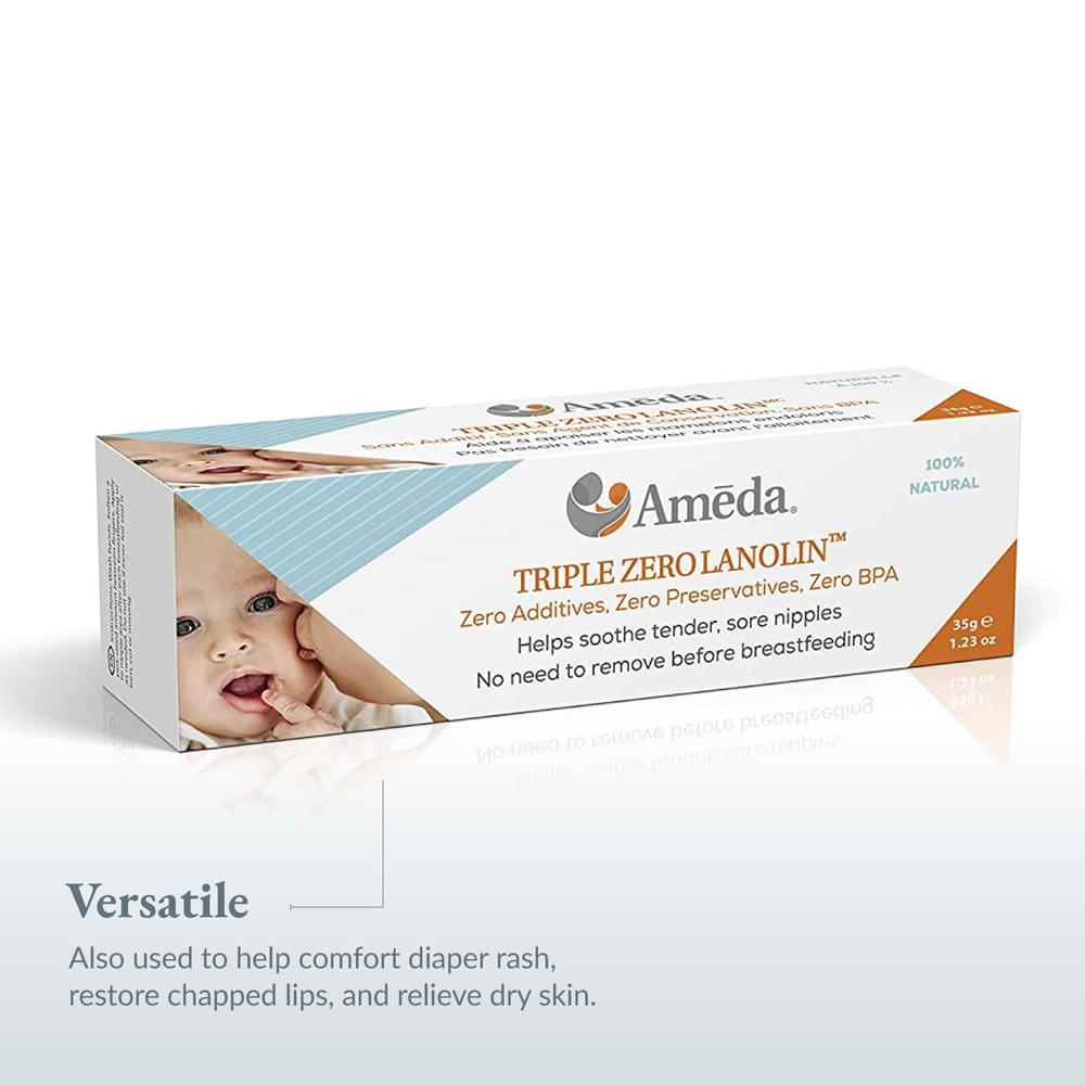 Ameda Triple Zero Lanolin Nursing Cream, 35g/1.2oz
