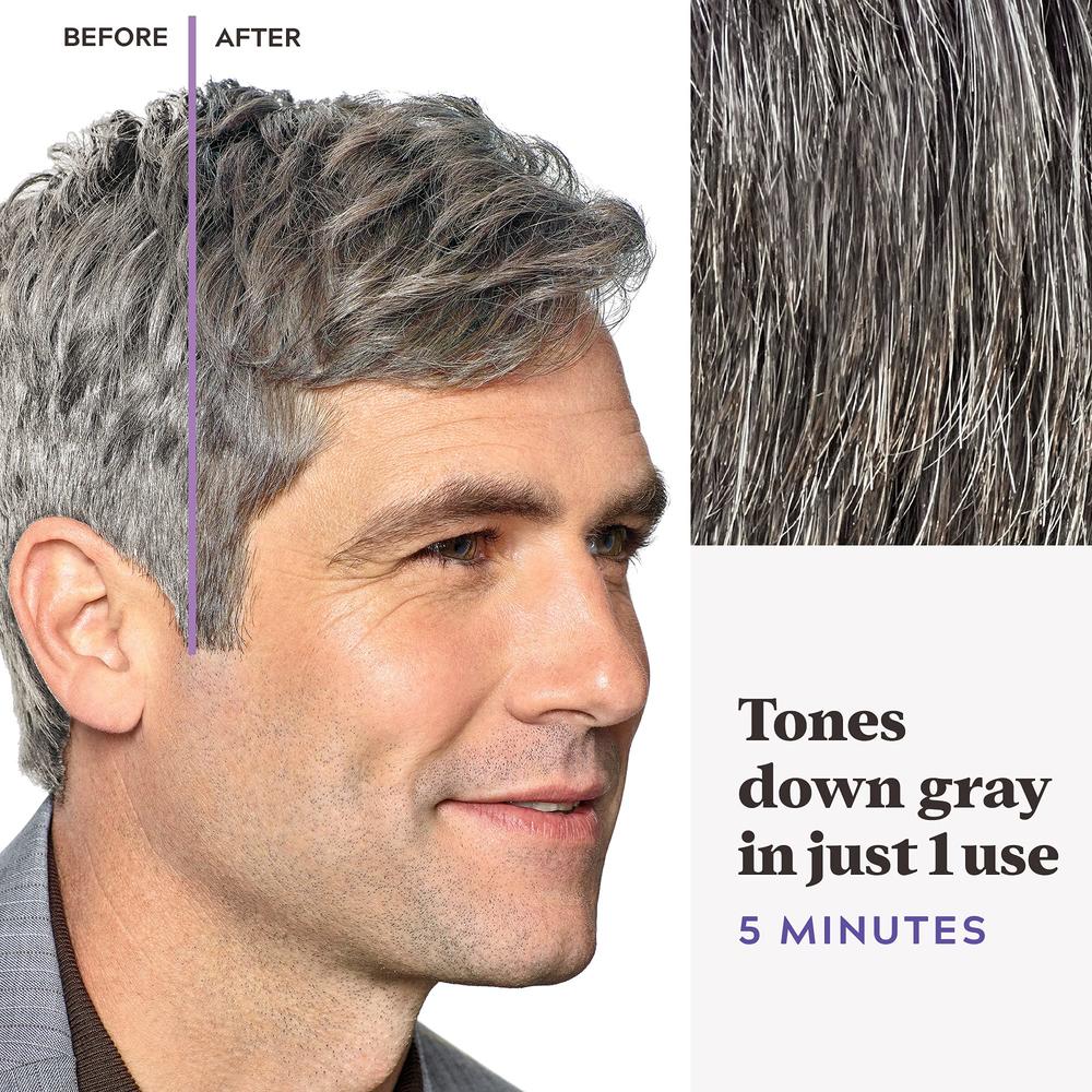 Just For Men Touch of Gray, Mens Hair Color Kit with Comb Applicator for Easy Application, Great for a Salt and Pepper Look - Me