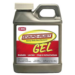 CRC Evapo-Rust Gel Rust Remover, 8 Fl Oz, Rust Remover for Vertical  Surfaces, Eliminates Oxides from Aluminum, Cast Iron, and St