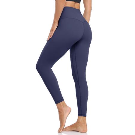 Colorfulkoala Women's Buttery Soft High Waisted Yoga Pants 7/8 Length  Leggings (XS, True Navy)