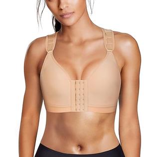 Wonderience Sports Support Bra Post-Surgical Wide Adjustable