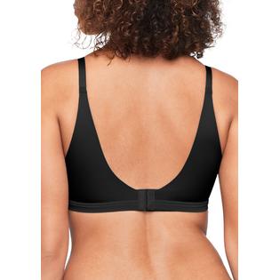 Warner's womens No Side Effects Underarm and Back-smoothing Comfort  Wireless Lift T-shirt Rn2231a T Shirt Bra, Black, Small US
