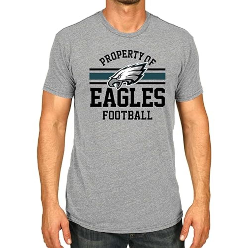 Team Fan Apparel NFL Adult Property of T-Shirt - Cotton & Polyester - Show Your Team Pride with Ultimate Comfort and Quality (Ph