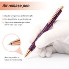 NEWISHTOOL 2 Pack Glitter Purple Pin Pen, Air Release Pin Pen Weeding Tool  Craft Weeding Pen for Weeding and Removing Vinyl Adhe