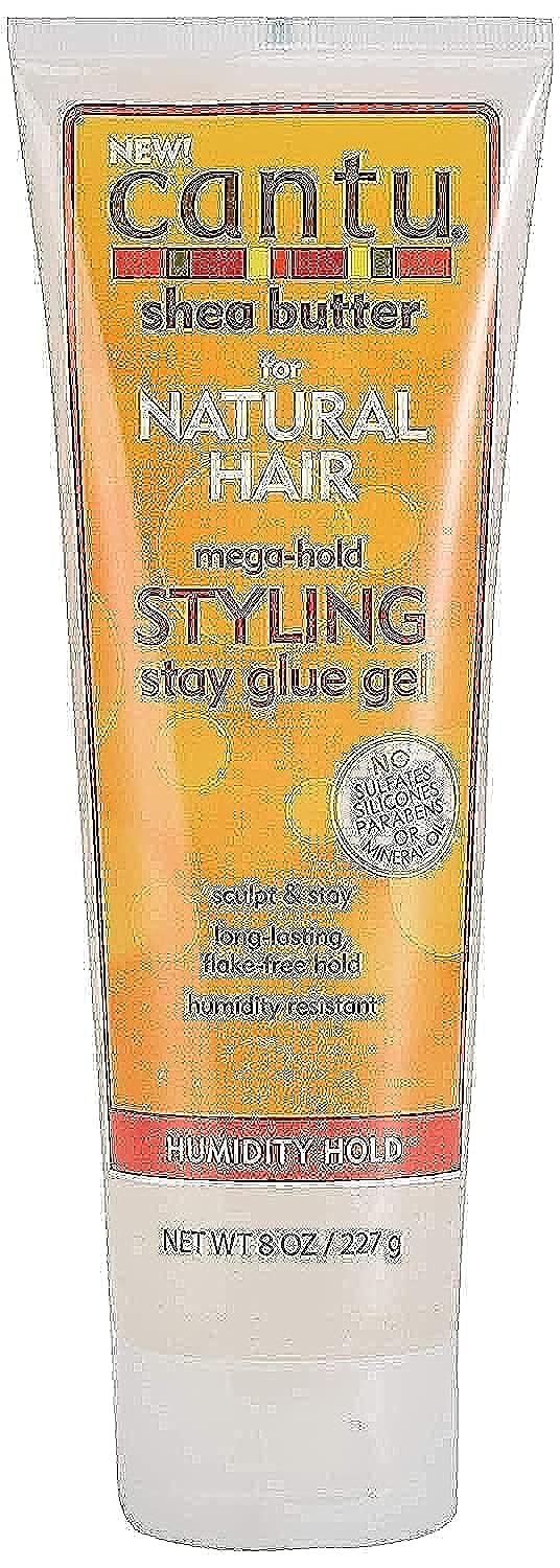 Cantu Natural Hair Styling Gel Stay Extreme Hold Tube, 8 Oz