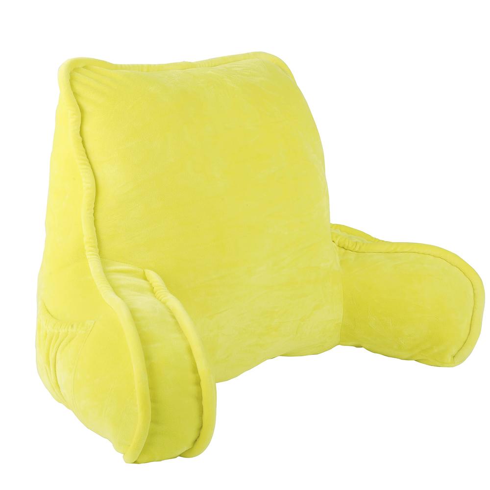 Home Soft Things Super Soft DO IT Yourself Bedrest Reading Pillow Cover and Filling, Need Assembly, Lounger Backrest Pillow for