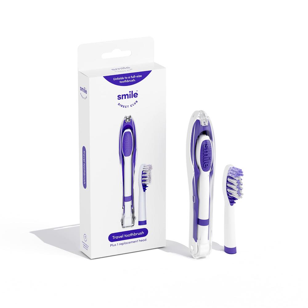 Smile Direct Club Travel Toothbrush with Replacement Head