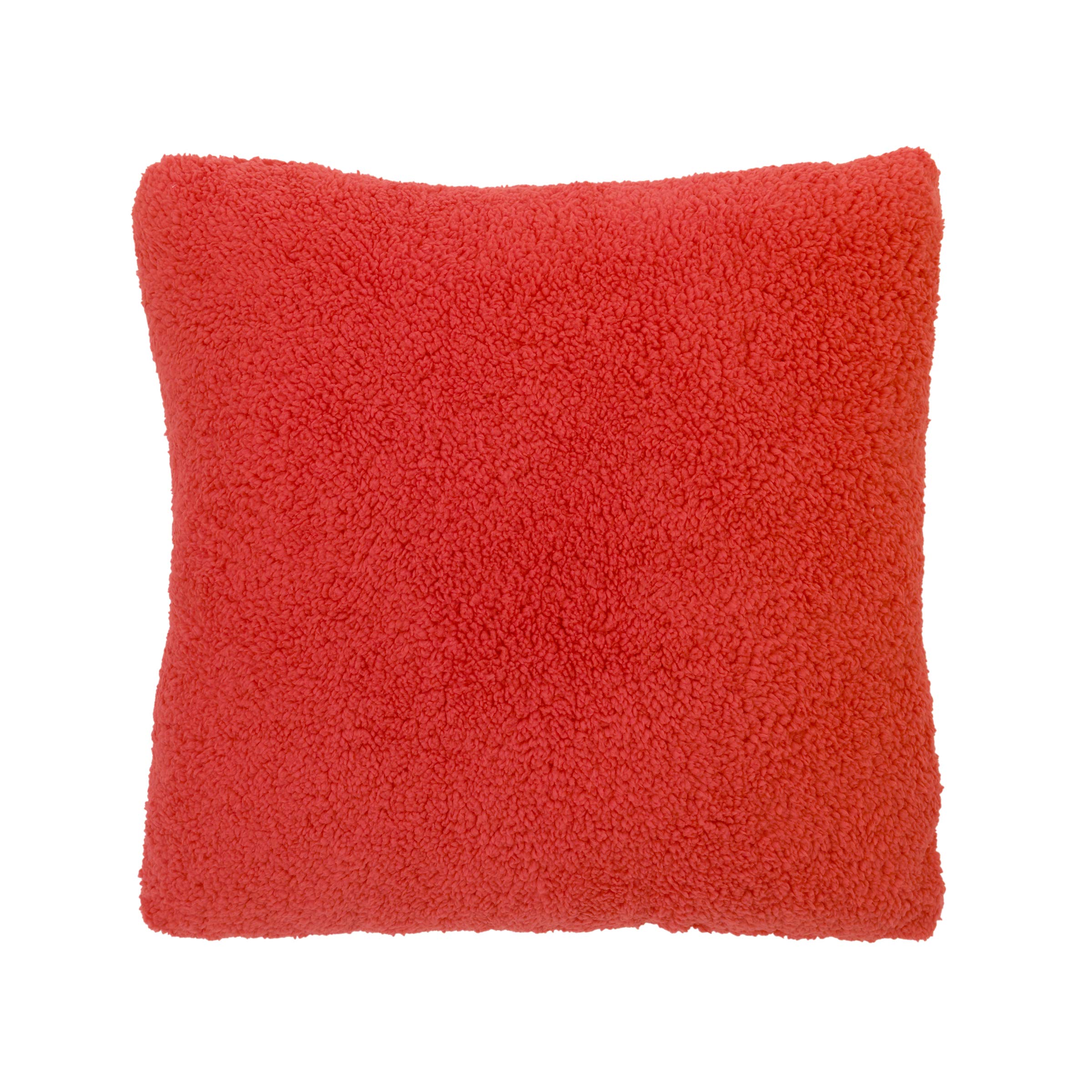 Sesame Street Elmo Red Super Soft Sherpa Toddler Pillow with Applique, Red/Orange/White/Black