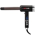 CHI Volcanic Lava Ceramic Curl Shot 1" Curling Iron With Cool Shot Locks In Curls. Durable Barrel. Smooth Glide. Ionic Shine., B