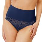 Maidenform womens Tame Your Tummy Shaping Lace With Cool Comfort Dm0051 Shapewear  Briefs, Navy Lace, XX