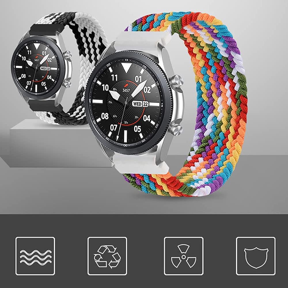 LeisureBands Elastics Watch Band forSamsung Galaxy Watch 5/4/6/active 2 40mm 44mm/Galaxy Watch 5 Pro 45mm/Watch 4 Classic 42mm 46mm/Galaxy Wa