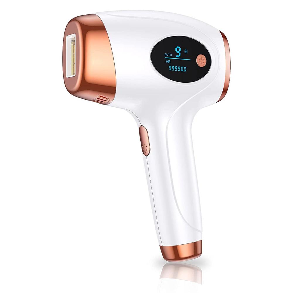 Aopvui At-Home IPL Hair Removal for Women and Men, Permanent Laser Hair Removal 999900 Flashes for Facial Legs Arms Whole Body T